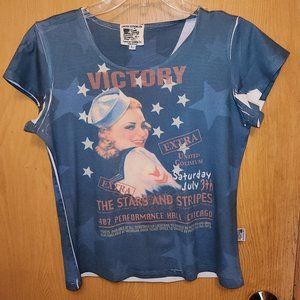 Vintage "Victory The Stars and Strip-Featuring a Female in Sailor outfit" Women